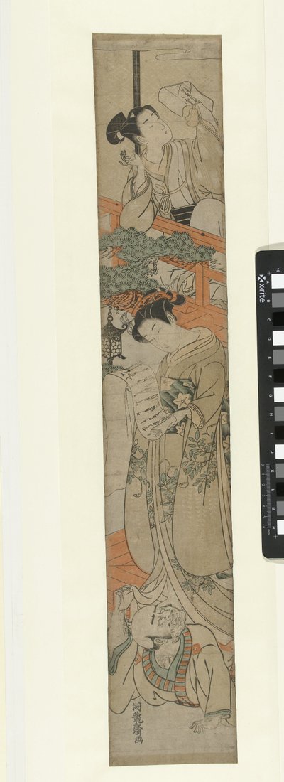 Parodie du septième acte de la pièce Chushingura - Isoda Koryusai