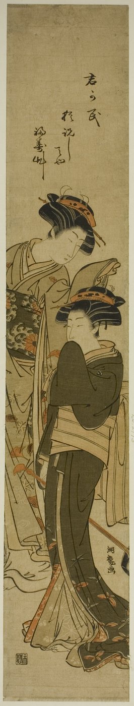 Deux courtisanes - Isoda Koryusai