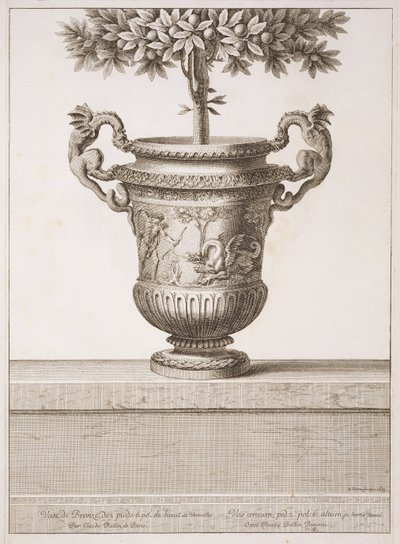 Urnes en bronze utilisées pour les agrumes, illustration de 