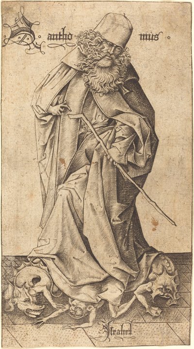 Saint Antoine - Israhel van Meckenem