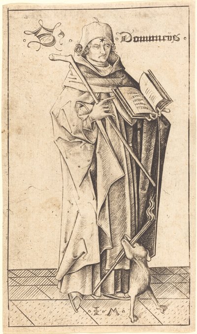Saint Dominique - Israhel van Meckenem