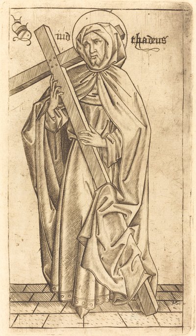 Saint Judas Thaddée ou Saint Simon, vers 1470-1480 - Israhel van Meckenem