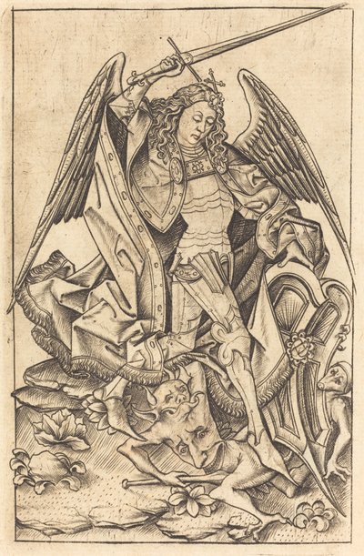 Saint Michel - Israhel van Meckenem