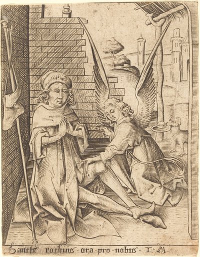 Saint Roch - Israhel van Meckenem