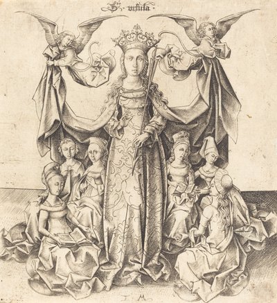 Sainte Ursule et ses demoiselles, vers 1475-1480 - Israhel van Meckenem