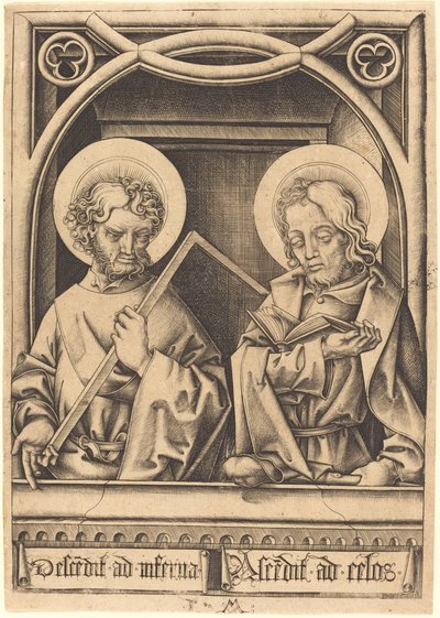 Saints Thomas et Jacques le Mineur, vers 1480-1485 - Israhel van Meckenem