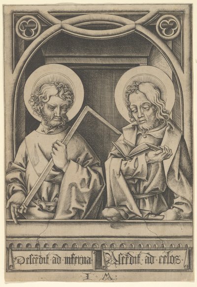 Saints Thomas et Jacques le Mineur, des Apôtres - Israhel van Meckenem