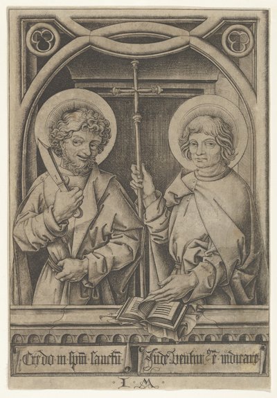 Saint Barthélemy et Saint Philippe, des Apôtres, 1435-1503 - Israhel van Meckenem