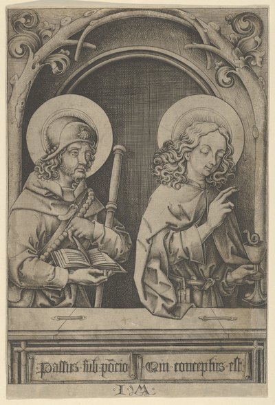 Saint Jacques le Majeur et Saint Jean, des Apôtres - Israhel van Meckenem