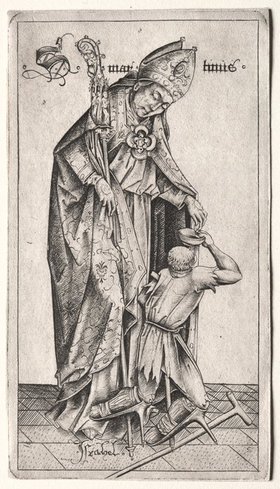 Saint Martin - Israhel van Meckenem