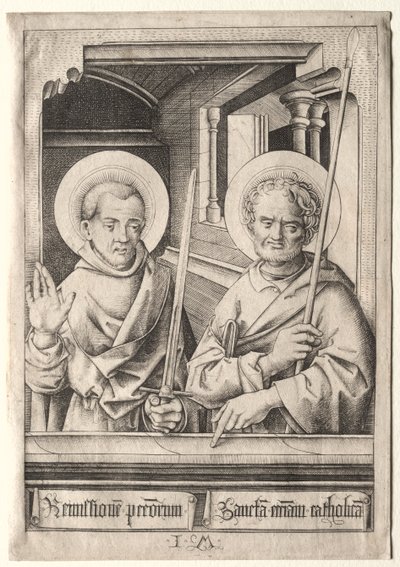 Saint Paul et Saint Thomas - Israhel van Meckenem