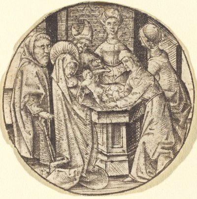 La Circoncision, c. 1470-1480 - Israhel van Meckenem