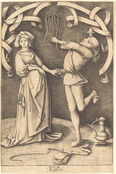 Le Jongleur et la Femme, vers 1495-1503 - Israhel van Meckenem