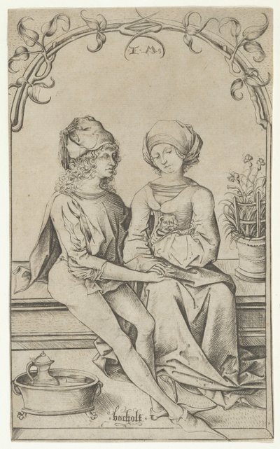Les Amoureux - Israhel van Meckenem