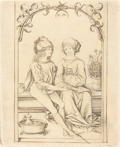 Les Amants, vers 1490 - Israhel van Meckenem