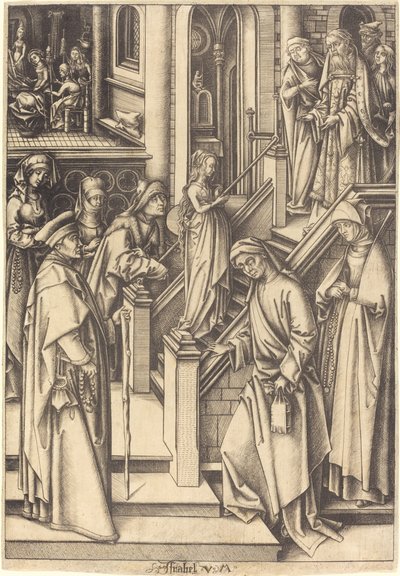 La Présentation de la Vierge, vers 1490-1500 - Israhel van Meckenem