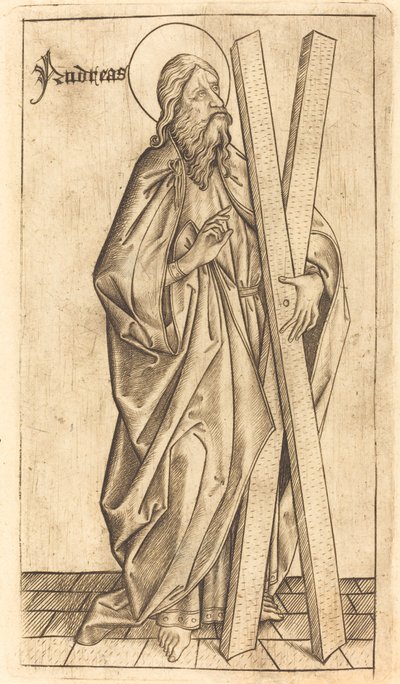 Saint André - Israhel van Meckenem after Master E.S.