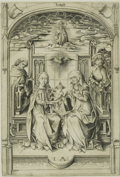 La Sainte Famille - Israhel van Meckenem the younger