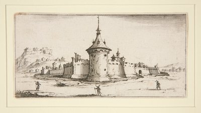 Un bastion, ou une fortification - Israël Henriet