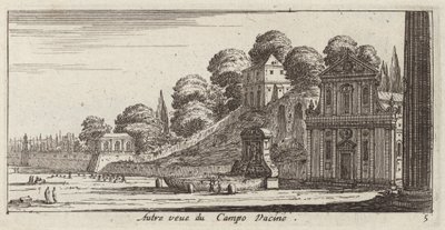 Autre vue du Campo Vaccino - Israël Silvestre