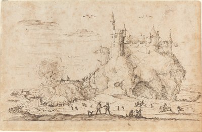 Château assiégé - Israël Silvestre