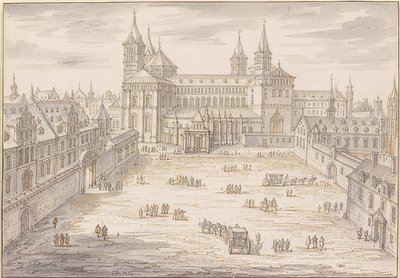 La cathédrale de Spire et le palais épiscopal. 1621 - Israël Silvestre