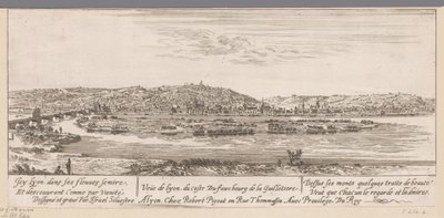 Vue de Lyon du côté du faubourg de la Guillotière - Israël Silvestre
