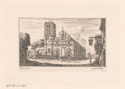 Vue de Notre-Dame-des-Vertus - Israël Silvestre