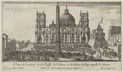 Vue de la place et de l