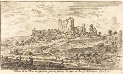 Vue de la tour de Grignon - Israël Silvestre