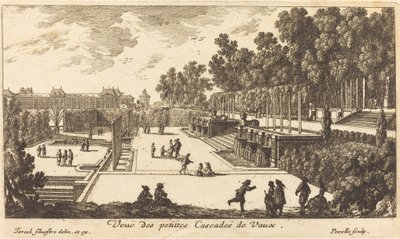 Vue des petites cascades de Vaux - Israël Silvestre