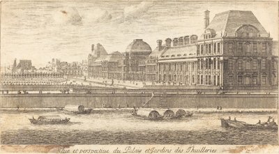 Vue et Perspective du Palais et Jardins des Tuileries - Israël Silvestre