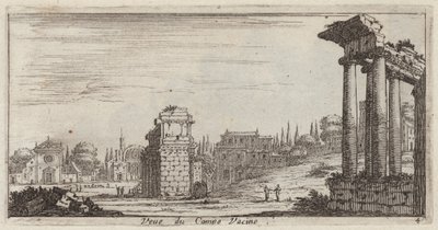 Vue du Campo Vaccino - Israël Silvestre