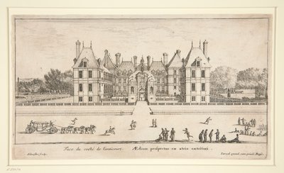 Vue du Château Liencourt : La Cour d
