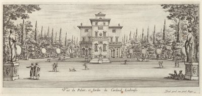 Vue du Palais et Jardin du Cardinal Ludovise - Israël Silvestre