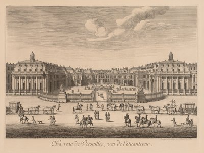 Vue du Château de Versailles, vue de l