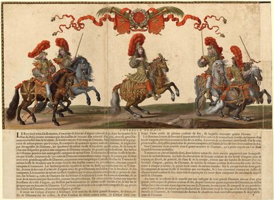 Grande cavalcade donnée à Paris en 1662, 1670 - Israël Silvestre the Younger