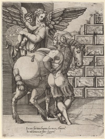 Allégorie de la fortune - Italian 16th Century