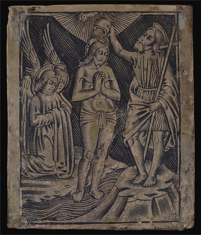 Le Baptême du Christ - Italian 16th Century