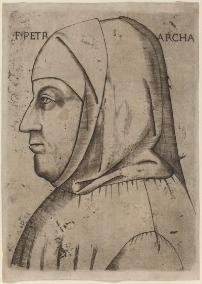 Portrait de Pétrarque - Italian 16th Century