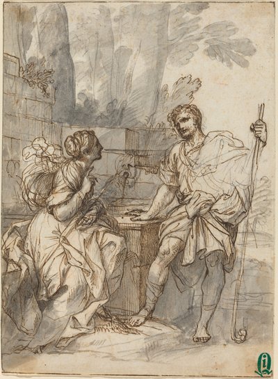 Scène pastorale - Italian 18th Century