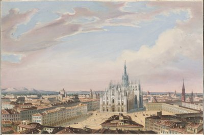 Cathédrale de Milan - Italian 19th Century