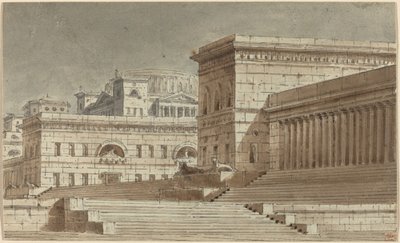Décor de scène - Italian 19th Century