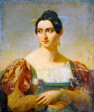 Portrait féminin, début du XIXe siècle - Italian Master