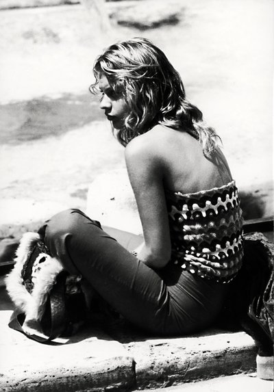 Un jeune hippie, vers 1970 - Italian Photographer
