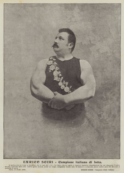 Enrico Scuri, champion italien de lutte - Italian Photographer