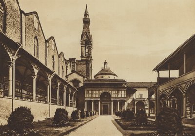 Florence : Église de S Croce, Cloître - Italian Photographer