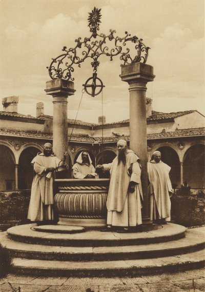 Florence : Dintorni di Firenze, Certosa, Il pozzo nel Chiostro Grande - Italian Photographer