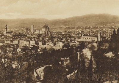 Florence : Panorama de Florence vu de S Miniato al Monte - Italian Photographer