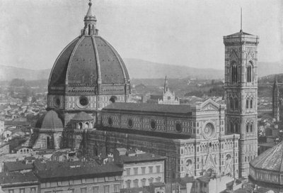 Florence, La Cathédrale vue en panorama depuis la coupole de San Lorenzo - Italian Photographer